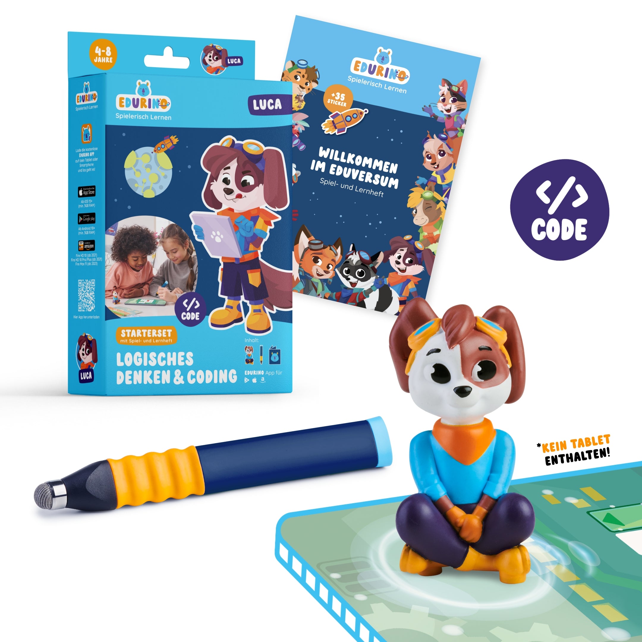 Starterset Luca "Logisches Denken & Coding" & Stift