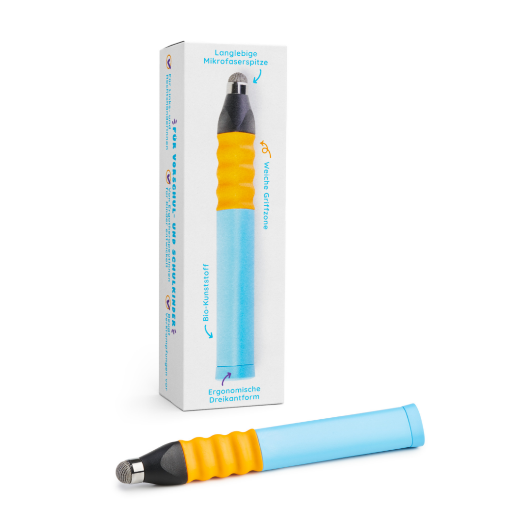 Ergonomischer Eingabestift in Blau