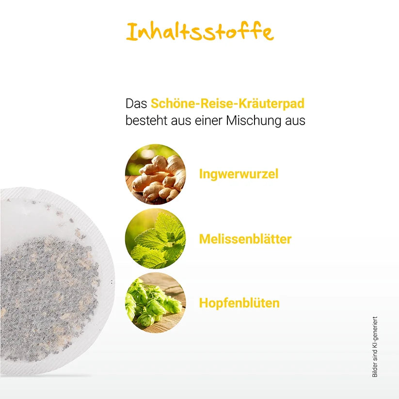 Schöne Reise Pad - 5er Dose