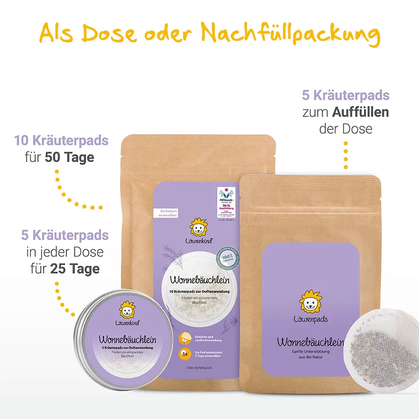 Wonnebäuchlein Pad - 5er Dose
