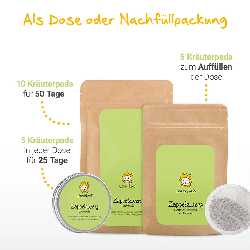 Zappelzwerg Pad - 10er Nachfüllpackung